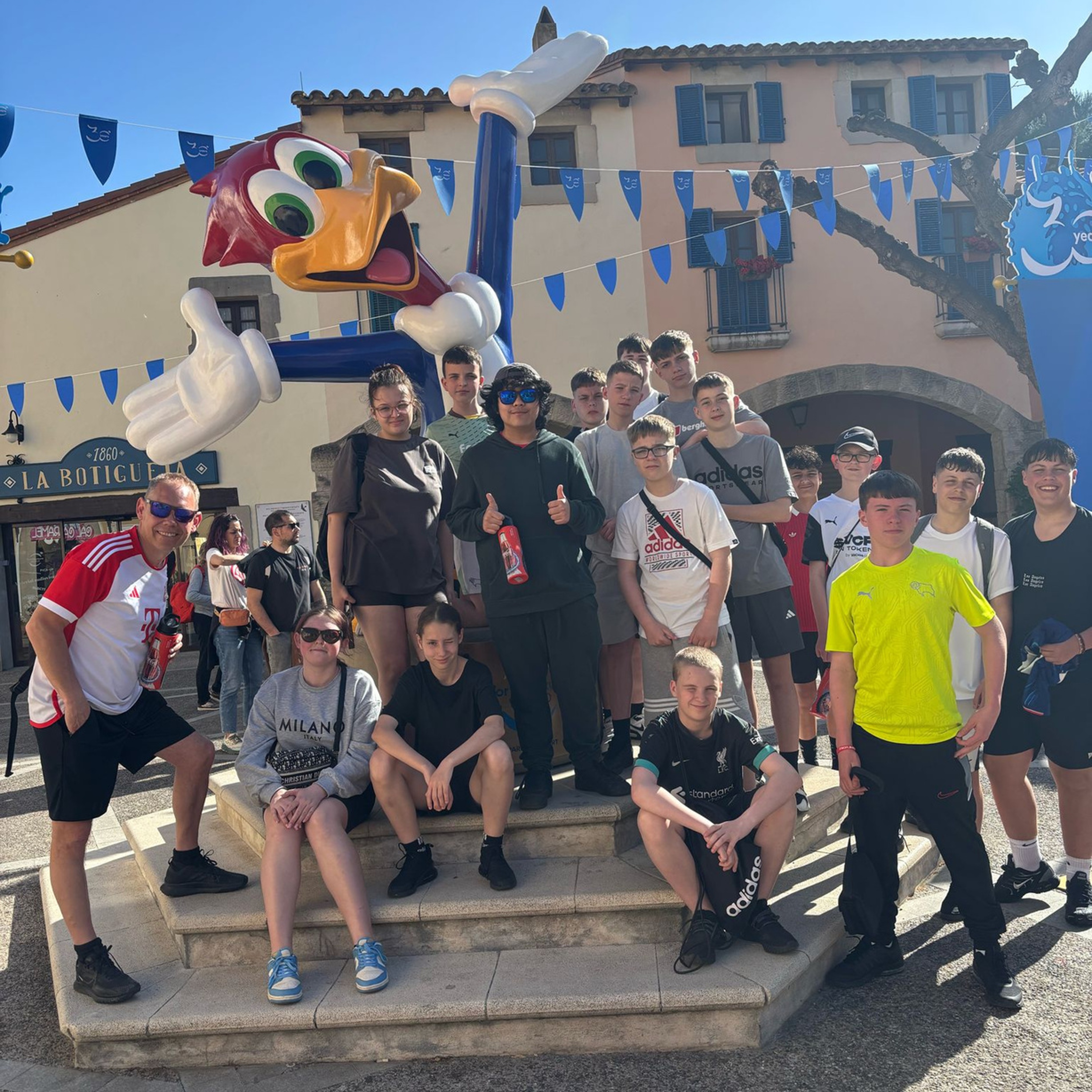 DVA pupils on Spanish visit