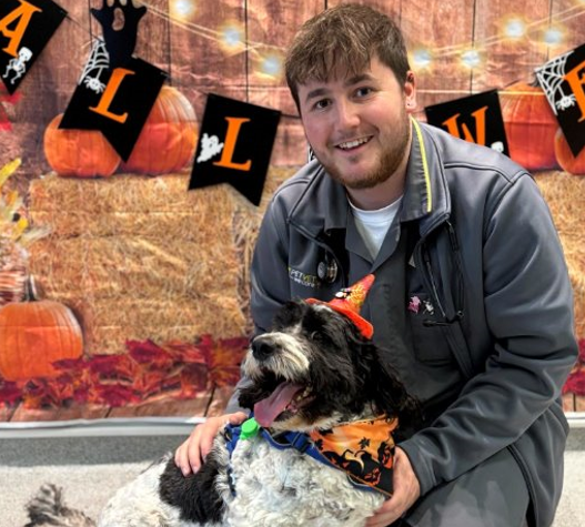 Matthew with dog 2